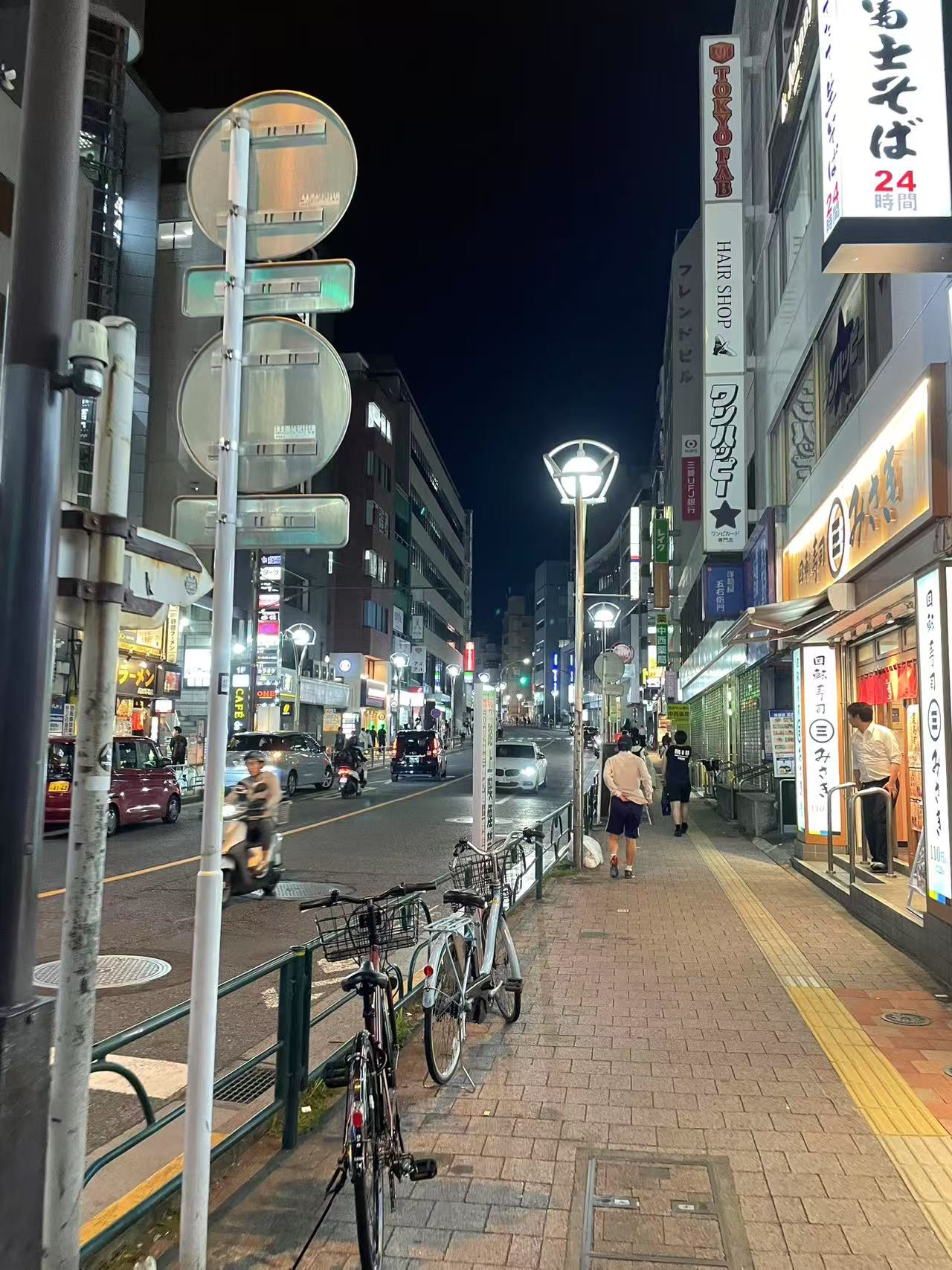 高田馬場の街道