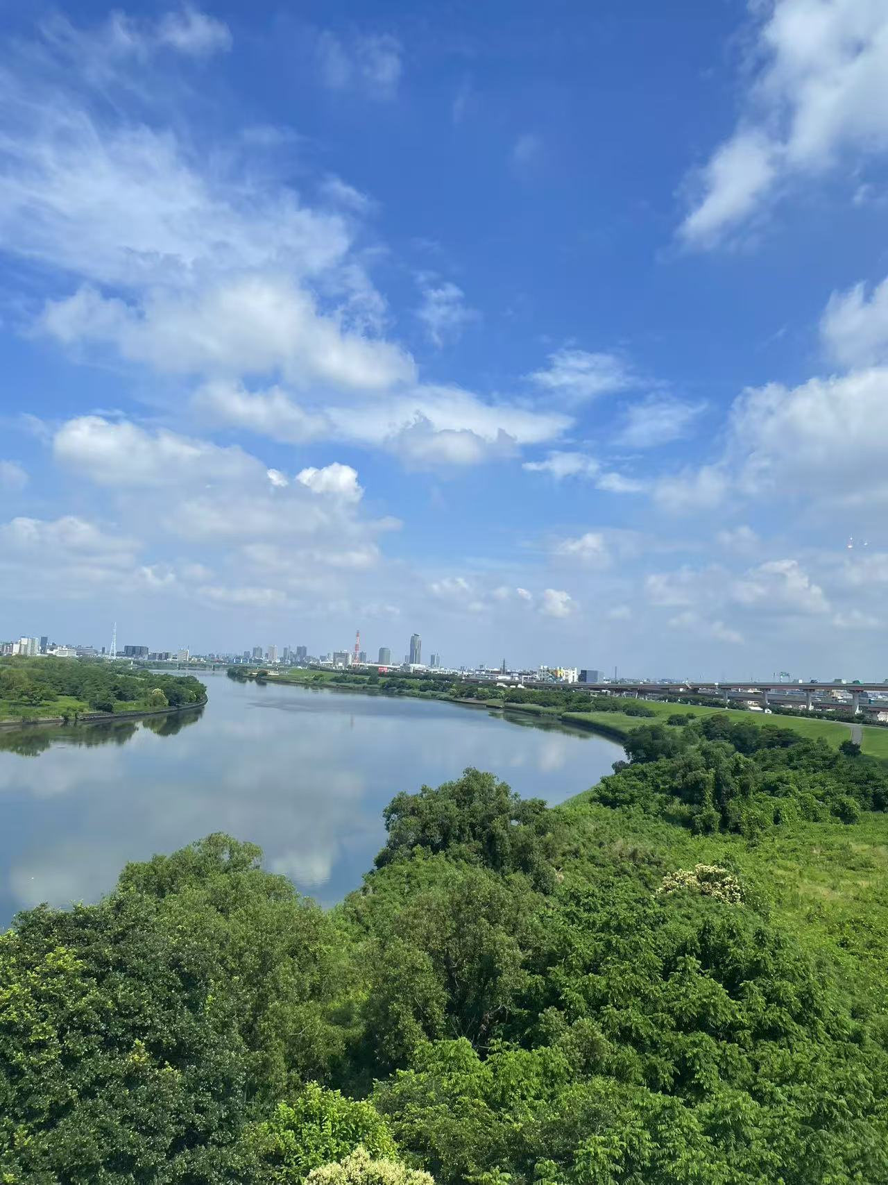 出发的桥上